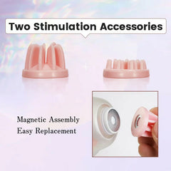 Sucking & Vibrating & Rotating Nipple Stimulator