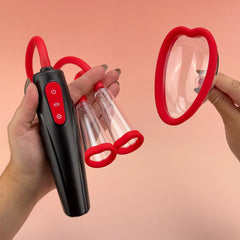 3-in-1 Automatic Suction Pump Set | Nipple, Clitoral & Labia Enhancer