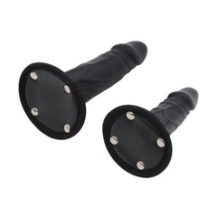 Surf - 2 sizes strap-on black dildo harness set