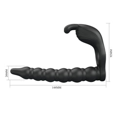 Dual Pleasure Rabbit double dipper Double penetration cock ring