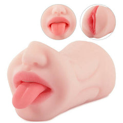 Pocket Pussy Realistic Mouth with 3D Teeth and Tongue