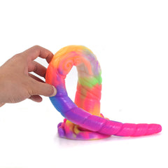 Unicorn's horn - 17.9in Super Long Monster Snake Anal Plug Silicone Dildo