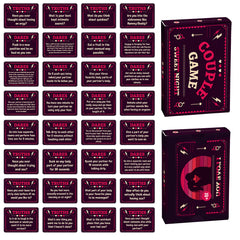 Truths or Dares - 50 Romantic Night Cards for Couples: Flirty Tension Game Props Sexy Game
