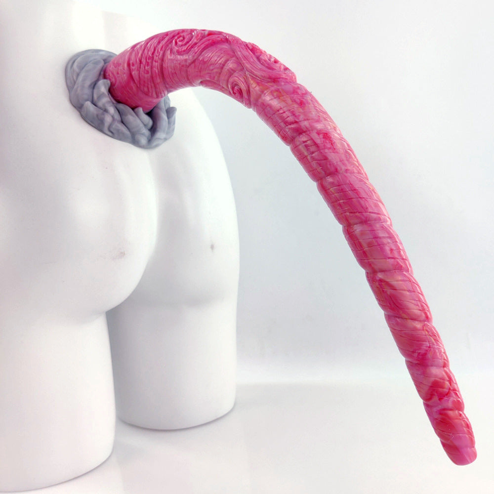 Unicorn's horn - 17.9in Super Long Monster Snake Anal Plug Silicone Dildo