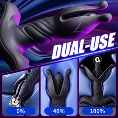 Inferno Bloom Wearable Prostate Vibrator - 10 Thrusting Modes - 100% Waterproof & Remote Controlled