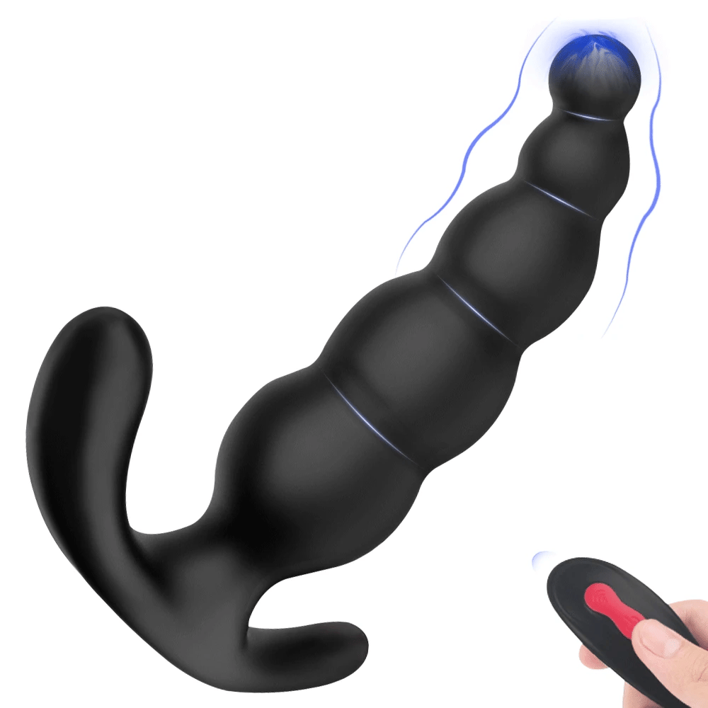 Dipper-RCT: One for All - Anal Beads Vibrating Butt Plug Dildo for More Game Play