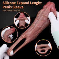 Sparta - 5.5" Realistic Penis Sleeve Male Extender