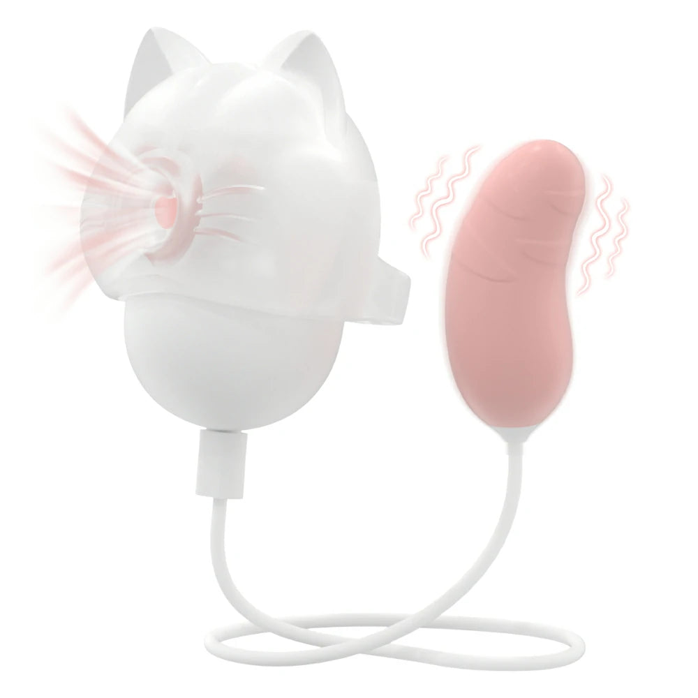 Meow -  Cat Paw Kawaii Sucking & Tapping Clit Vibrator