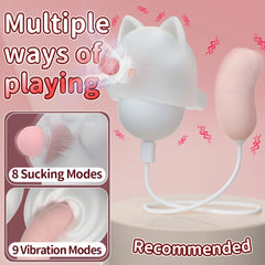 Meow -  Cat Paw Kawaii Sucking & Tapping Clit Vibrator