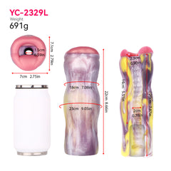 Monster Kinky Special-Shaped Thick Meat Pocket Pussy with Manual Vacuum Pump
