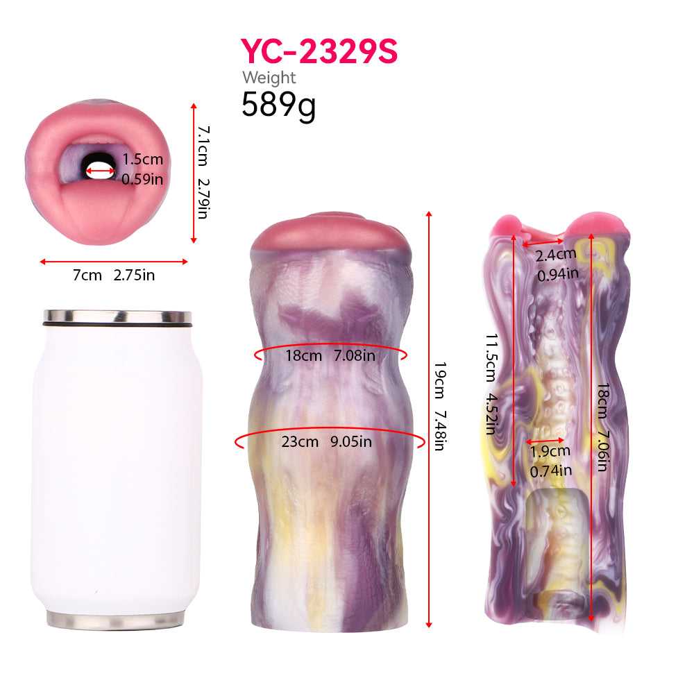 Monster Kinky Special-Shaped Thick Meat Pocket Pussy with Manual Vacuum Pump