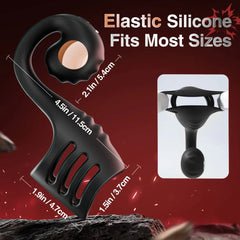 Multi-Stimulation Snail-Shaped Penis Sleeve Ring with 10 Vibration Modes