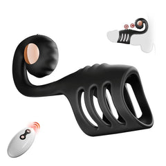 Multi-Stimulation Snail-Shaped Penis Sleeve Ring with 10 Vibration Modes