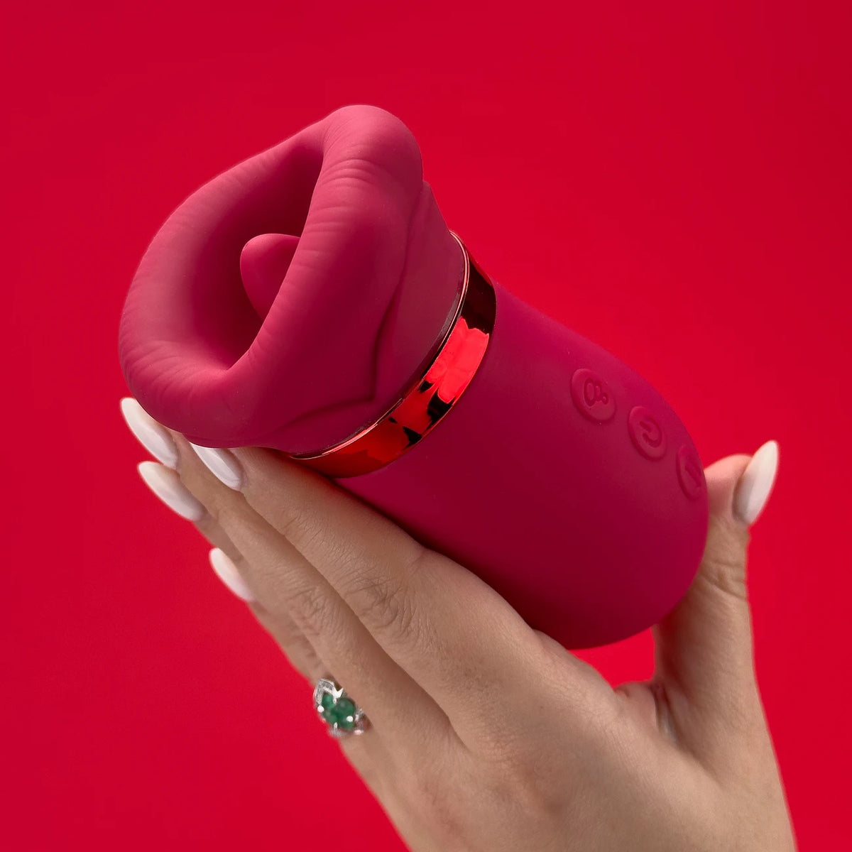 Oracle Kiss Ultimate 3-in-1 Realistic Big mouth oral vibrator