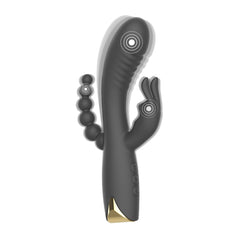 3-in-1 Rabbit Vibrator – Clitoral & G-Spot & Anal Stimulator