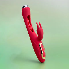 Hot & Cold Play Dual-Action Rabbit Vibrator - Temperature Play & G-Spot Massager