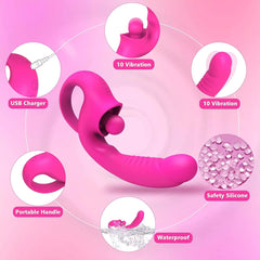 Upgraded Tapping Pleasure Clitoral Stimulator G-Spot Vibrator