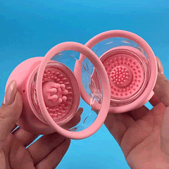 Premium Vibrating Nipple Suckers | Hands-Free Breast Stimulator