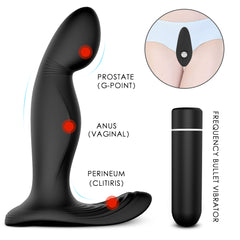 Vibrating Butt Plug with 9 Vibration Mode Male Sex Toy