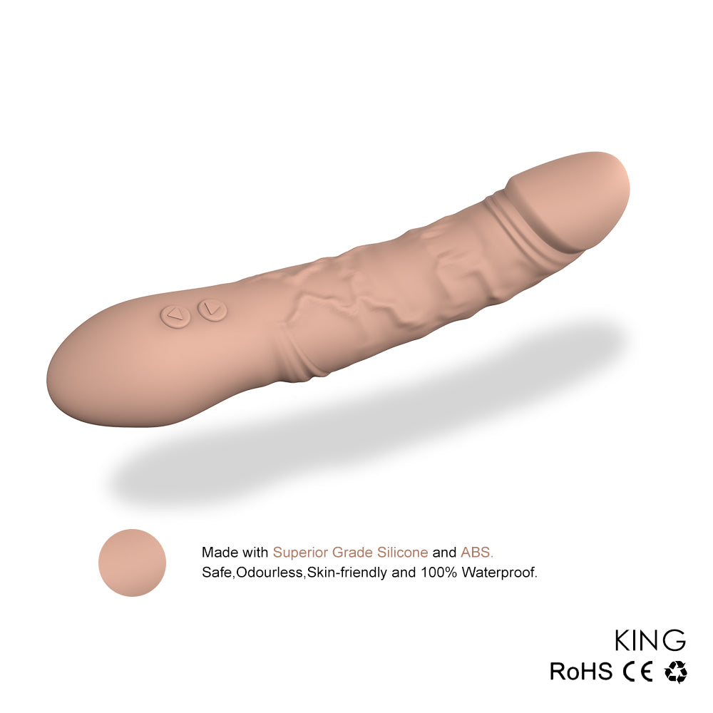 Cupid - Full Rotation Vibrating Dildo 6 Inch